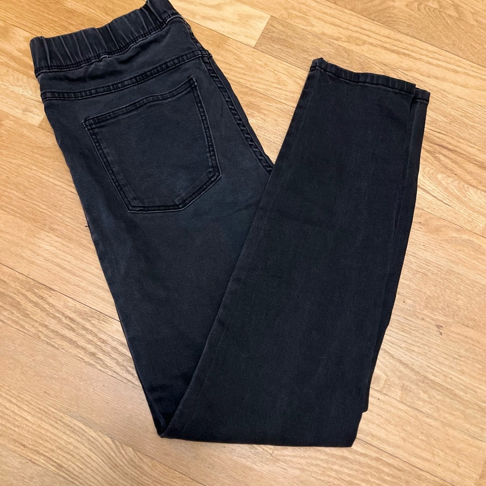 Ladies Size 12 "Mango Violeta" Black Massha Jeggings GUC ❤️